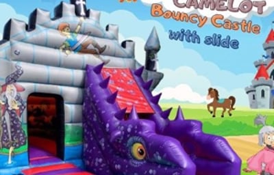 Dragon Camelot Bouncy Castle with Slide