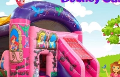 Princess Bouncy Castle with Slide 20ft x 14ft