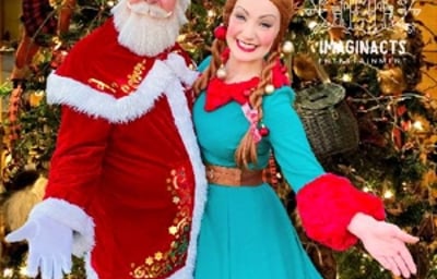 Santa Claus and Cinnamon the Elf