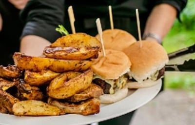 EpiCatering Plattered Burgers, Chicken and Wedges-2