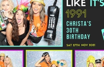 Redditch Photobooth 30th Birthday