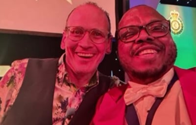 With BGT star Steve Royle