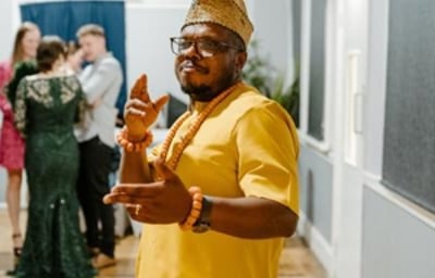 Joe in action in Sheffield