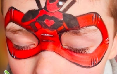 Cherry face painter Glasgow