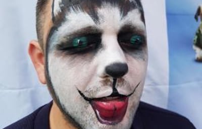 Glasgow face painting  Cherry Face Painting