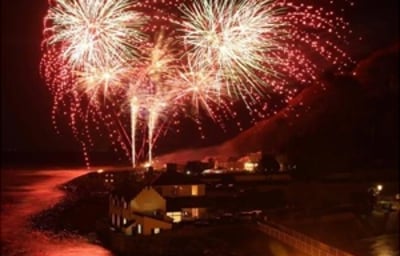 Large Public Bonfire Night Event