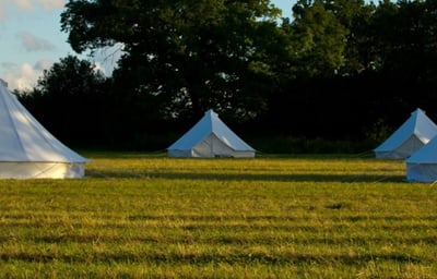 Bell Tents Field Plush Tents Glamping