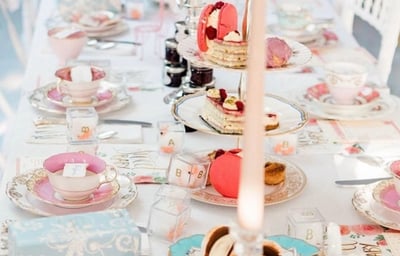 Baby Shower Table Scape