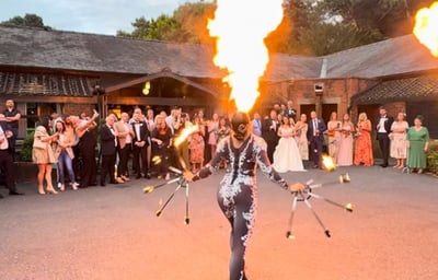 Fire Show with Breathing