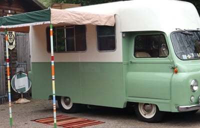 Vintage Morris Camper Van Hire