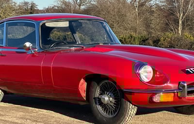 E-type Jaguar 2+2 for Self Drive Hire