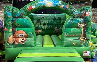 Indoor Jungle Arch Bouncy Castle
