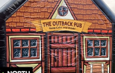 Inflatable pub hire