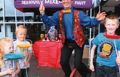 Unicycle with Spinning Plates1