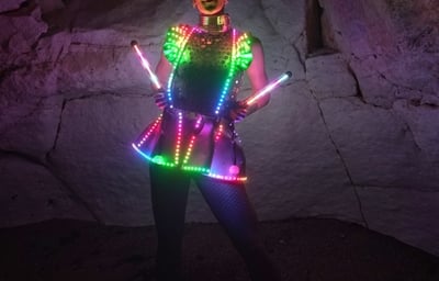 Led light costume