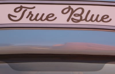 True blue