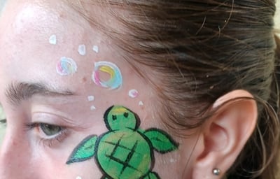Turtle Motif Facepaint