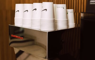 Pop-Up Coffee Bar Branded Cups