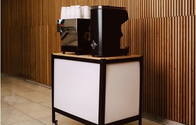 Pop-Up Coffee Bar Stand