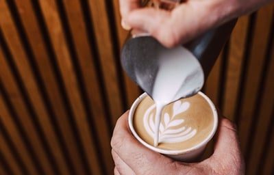 Pop-Up Coffee Bar Latte Art