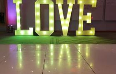 LOVE letters - yellow