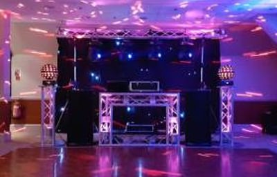 Large black hi-tech rig