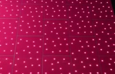 pink LED dance floor 1