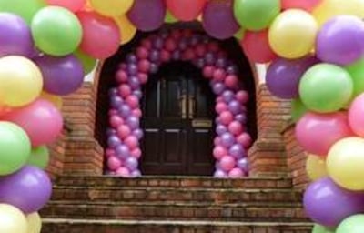 Spiral Balloon Arch