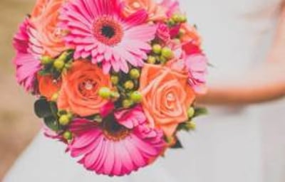 Vibrant Bridal Bouquet
