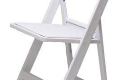 White Resin Fold Flat