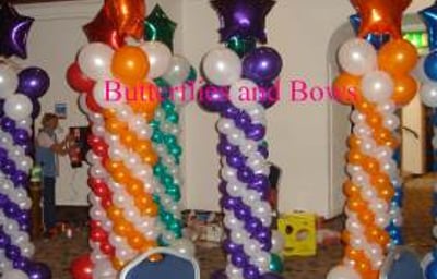 Sculpted Balloon Columns