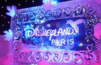 Corporate Logo in Ice