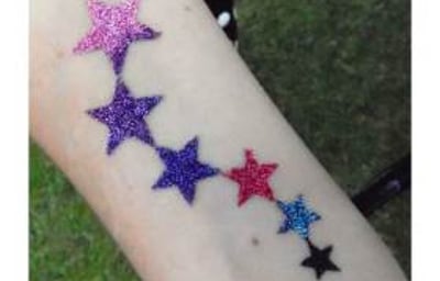 Star Glitter Tattoo
