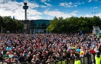 Hosting (55,000) Mathew Street Music Festival Main Stage.