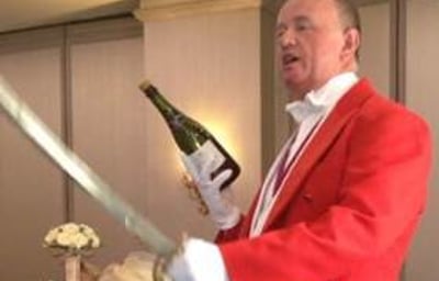 I Will Teach the Groom or Father of the Bride 'Sabrage'