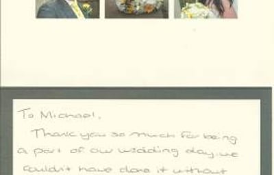 A Little Thank You From Chris and Vicki