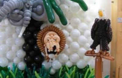 'Jungle Photo Wall' Corporate Open Day