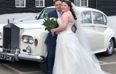 LWB Silver Cloud Rolls Royce wedding car