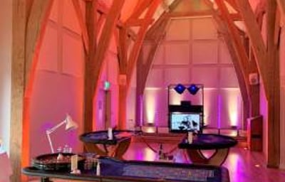 Casino tables on the dance floor (filler)