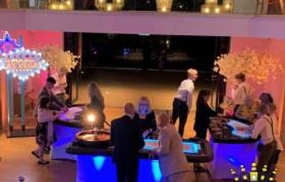 LED tables Las Vegas theme