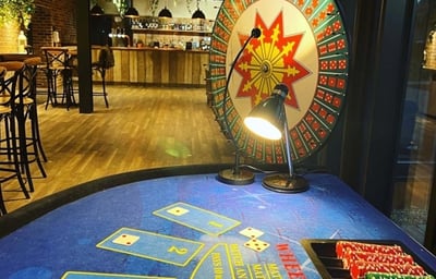 Wheel of Fortune Foxtail Barns logo