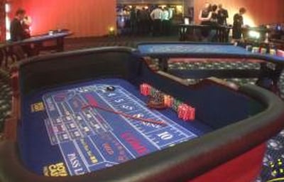 Dice Table, Multi Games Corporate Event Fun Casino