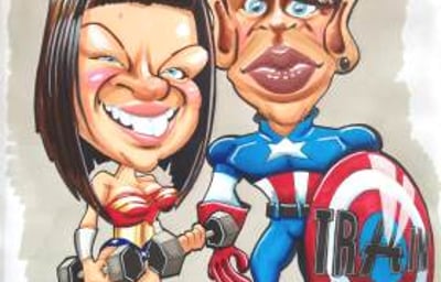 Superhero Caricature