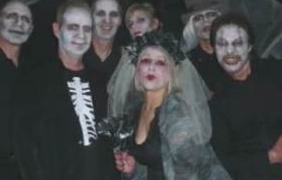 Live Band hired for Horror Movies Theme 40th Birthday Party