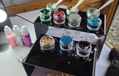 glitter bar for weddings and parties