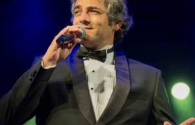 On Stage at the Rio Park Hotel Benidorm