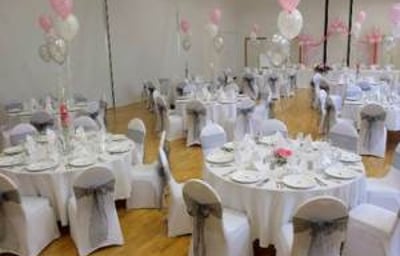 Burnham Park Hall Chair Cover Hire and Balloons Decorations