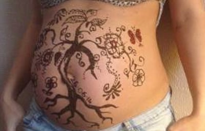 Henna Baby Bump