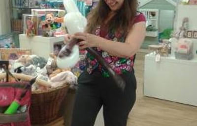 Tanya Balloon Modelling at McEwens of Perth