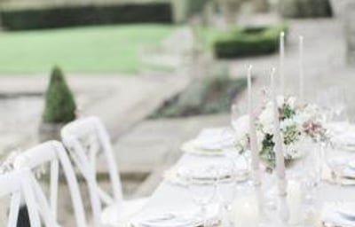 White table decor